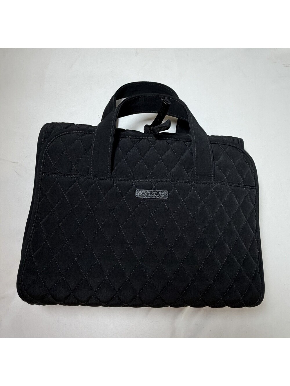 Vera Bradley Black Quilted Travel Bag Toiletry Kit Hanging